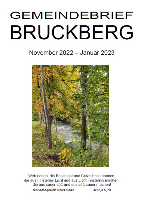 Gemeindebrief Bruckberg 2022 Ausgabe 4